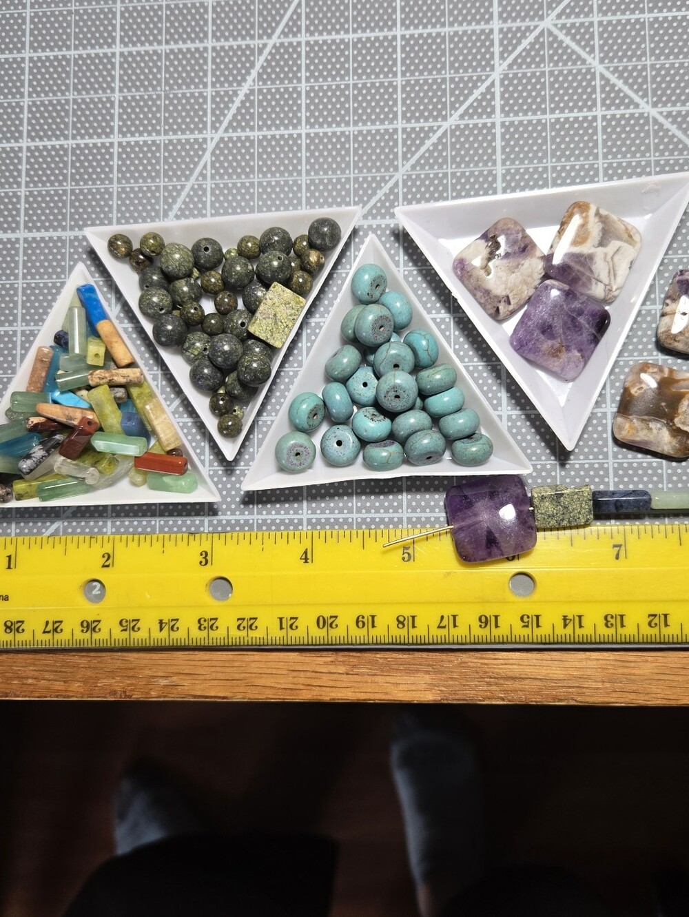 Bundle Of Mixed Gemstones beads. Nice selection. Destash